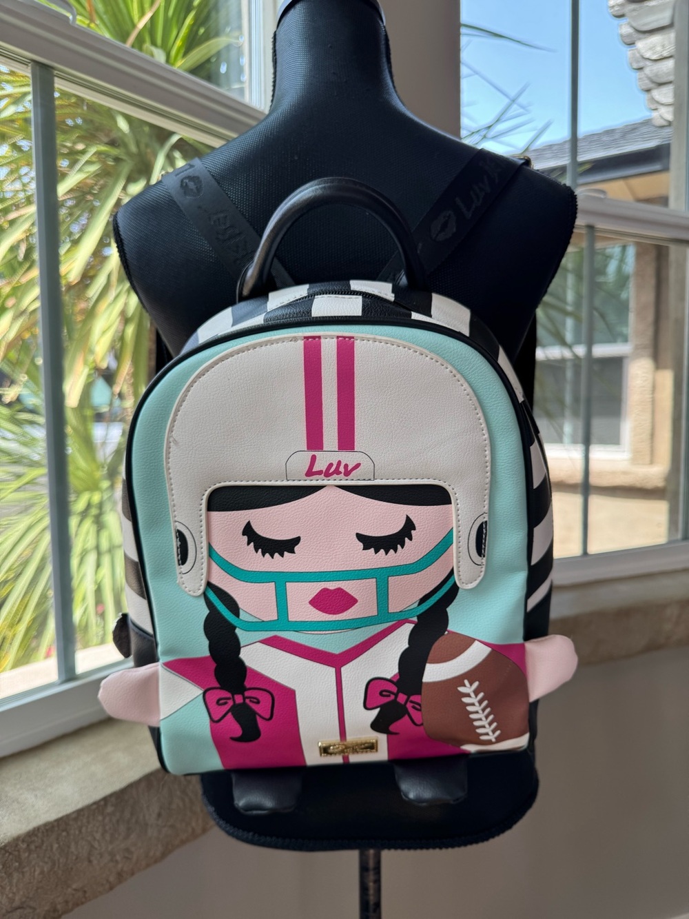 Luv Betsey by Betsey Johnson LBMindy Football Player Mini Backpack
